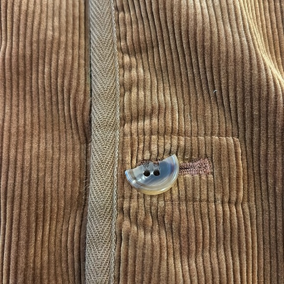Papas Barn Jacket, burnt umber corduroy, plaid flannel lining, size L/XL? - Picture 12 of 12